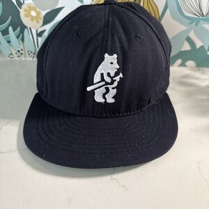 VINTAGE 1918 American Needle Chicago Cubs 1914 Logo Wool Hat 7 1/4